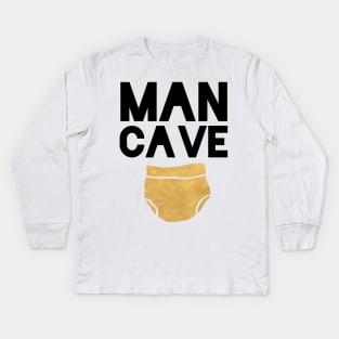 Man Cave Kids Long Sleeve T-Shirt